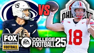 No 4 Ohio State vs No 3 Penn State Big Noon Kickoff  College Football 25 Simulation [upl. by Tricia]