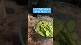 I PUT TOO MUCH NEVER AGAIN 🤮 food foodie viralvideo [upl. by Lynne]