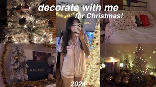 DECORATING MY ROOM FOR CHRISTMAS 2024  decor shopping decorating amp room tour [upl. by Attekahs390]