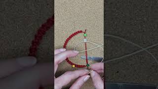 How to make an adjustable sliding square knot macrame bracelet closure shorts [upl. by Ehrenberg838]