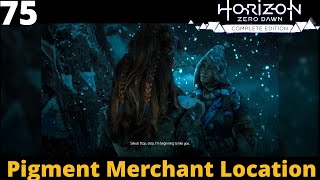 Pigment Merchant Location  Horizon Zero Dawn Complete Edition Walkthrough Part 75 [upl. by Pacificas]