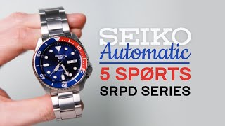 Watch Review  SEIKO 5 SPORTS Red Blue Pepsi  Watch Frontier [upl. by Eessac255]