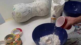 Fast Easy Paper Mache Recipe [upl. by Rebmeced]