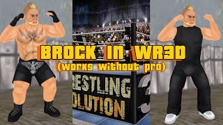 How To Make Brock Lesner In Wrestling Revolution 3D  Works Without WR3D Pro [upl. by Htaeh]