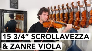 15 34quot Scrollavezza amp Zanre Viola Guadagnini Model [upl. by Zeitler]