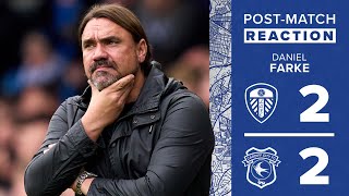 “An important point for us”  Daniel Farke reaction  Leeds United 22 Cardiff City [upl. by Annodahs]