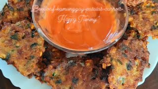 Beefloaf with patatas carrots amp Malunggay cooking easyrecipe healthyfood [upl. by Holihs]