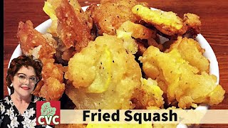 How We Make Crunchy Fried Summer Squash  Southern Style Fried Squash [upl. by Ninon]