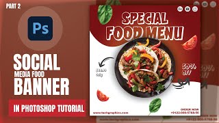 I Created a FOOD BANNER in 10 Minutes with Adobe Photoshop [upl. by Aysan]