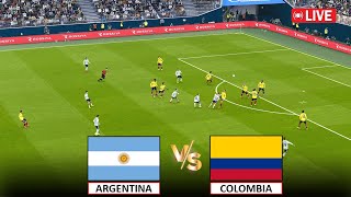 🔴LIVE  ARGENTINA vs COLOMBIA I COPA AMERICA 2024 FINAL MATCH FULL LIVE I eFOOTBALL PES 21 GAMEPLAY [upl. by Innavoij]