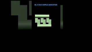 3ds max simple animation [upl. by Remliw]