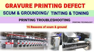 scum Grounding Gravure printing troubleshooting [upl. by Wiskind]