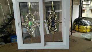 UPVC WINDOWS with GLASS JEWELLERY [upl. by Ahseeyt]