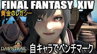 【お試し】自キャラでFF14黄金のレガシーのベンチマークムービー [upl. by Rhetta848]