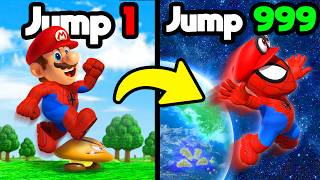 Every JUMP MULTIPLIES for SPIDERMAN Mario Odyssey Mods [upl. by Bicknell530]