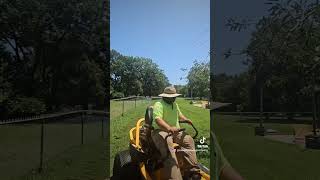 Satisfying Backyard Mowing mowinggrass lawncare mowing lawnmaintenance [upl. by Rolecnahc]