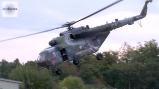 Mil Mi8 Landing amp Takeoff  US Army Garrison Baumholder Germany [upl. by Clarabelle]