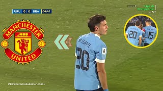 Manuel Ugarte vs Brazil  Is He Good  NEW MAN UNITED PLAYER 🔴😈 [upl. by Hpesojnhoj795]