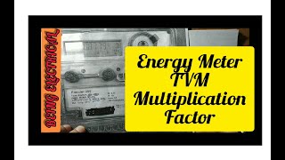 MULTIPLICATION FACTOR 22 FOR ENERGY METER SPECIAL RATIO 1 A 110V√3 [upl. by Gnouh727]