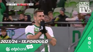 Ferencvárosi TC – Fehérvár FC  01  00  OTP Bank Liga  13 forduló  MLSZTV [upl. by Calise635]