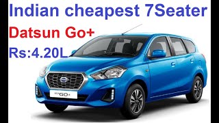 Datsun Go Plus BS6 2020 7Seater Indian cheapest car  Go Plus 2020 full review  BS6 Go Plus price [upl. by Laird]