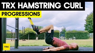 TRX Hamstring Curl Progressions [upl. by Notyad]