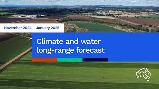 Climate and water longrange forecast issued 31 October 2024 [upl. by Otrebile]