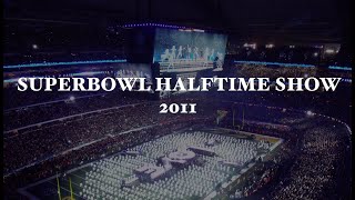 🏈Fergie BEP Usher 🏈  Super Bowl Halftime Show HD4K 2011 [upl. by Ytok]