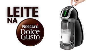 LEITE na cafeteira DOLCE GUSTO [upl. by Iffar]