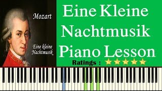 Eine Kleine Nachtmusik Piano Tutorial  Learn To Play Eine Kleine Nachtmusik On Piano [upl. by Myrt626]