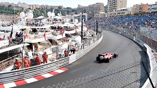 VIEW FROM ALL THE TRIBUNES OF GRAND PRIX OF MONACO FORMULA 1 [upl. by Nerte]