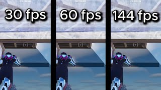 30‎ FPS‎ vs‎ 60‎ FPS‎ vs‎ 144‎ FPS‎ [upl. by Cirri]