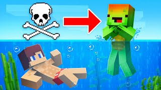 Minecraft BUT AIR KILLS Mikey and JJ  Maizen Challenge [upl. by Elwood]