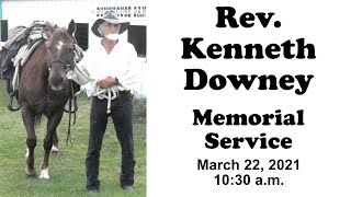 Ken Downey Memorial Service [upl. by Davie147]