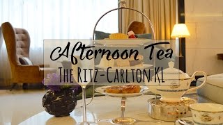 Afternoon Tea at The RitzCarlton Kuala Lumpur  Malaysia Luxury Travel Blog [upl. by Tom]