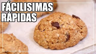 Galletas de AVENA Fáciles Rápidas y DELICIOSAS [upl. by Aneehsak482]