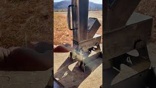 How to light the rocket stove shorts shortsyoutube [upl. by Nedrah]