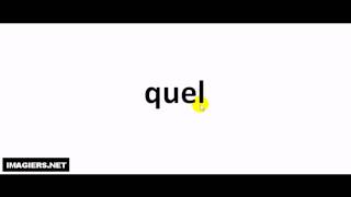 How to pronounce in French  quel [upl. by Kalvn258]