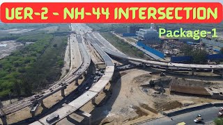 UER2 Intersection with NH44  3 Flyovers amp One Underpass  Alipur Narela Road to NH44 uer2 [upl. by Nike]