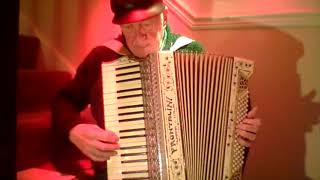 Foggy Dew An Irish air played on a restored Frontalini accordion [upl. by Allemrac]