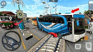 Bus Simulator Indonesia  Gameplay Part 1 Extreme Speed Bus Drive In Rainy Day BUSSID New Update [upl. by Tressa144]