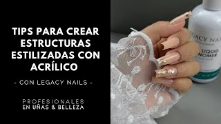 Tips para crear estructuras estilizadas│VIDEO TUTORIAL │PROFESIONALES EN UÑAS Y BELLEZA [upl. by Emrich]