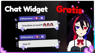 🔥 Chat Widget Para tu Stream [upl. by Crichton]