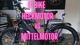 EBike Vorteil Heckmotor vs Mittelmotor [upl. by Oalsecnew]