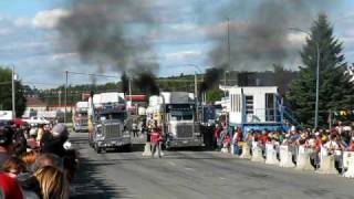 Pascal Labranche Foire du camionneur de Barraute 2009 course chargée [upl. by Eelahs]