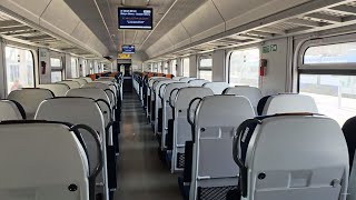 Poland Olsztyn Główny boarding IC train to Gdańsk [upl. by Karlene]