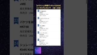 【オリコン上半期ランキング2024】 [upl. by Assenaj]