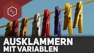 Ausklammern und Ausmultiplizieren mit Variablen [upl. by Stuppy]