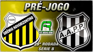 NOVORIZONTINO X PONTE PRETA AO VIVO l CAMPEONATO BRASILEIRO l NARRAÇÃO [upl. by Enaasiali]