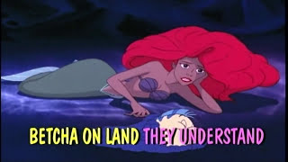 The Little Mermaid  Part Of Your World  Sing Along Song with on Screen Lyrics  Disney [upl. by Llednew]